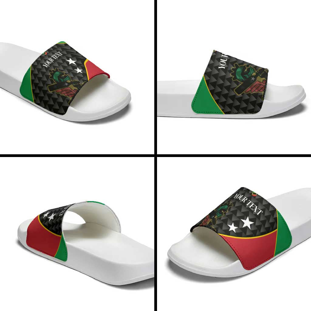 St Kitts and Nevis Cricket Custom Slide Sandals 10th Anniversary Go Champions Patriots LT14