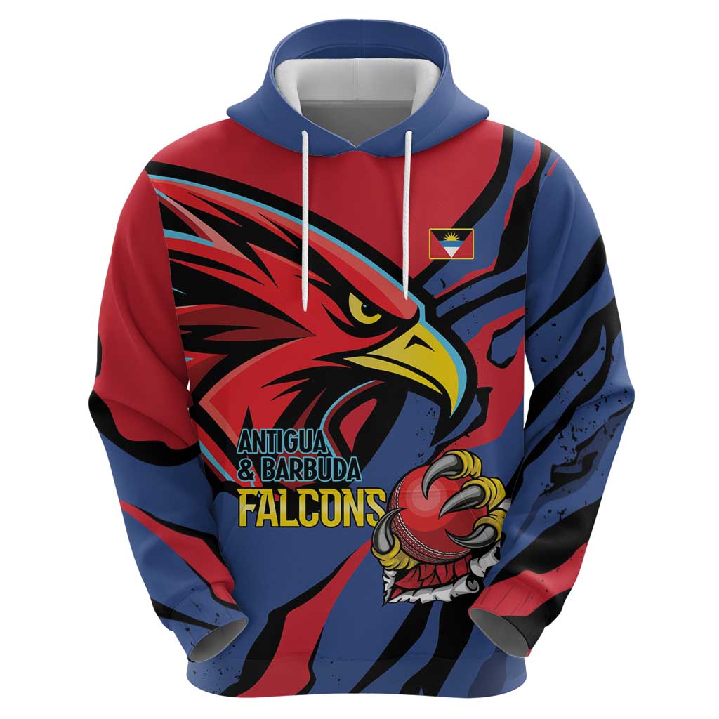 Antigua and Barbuda Cricket Custom Hoodie Go Champions Falcons LT14