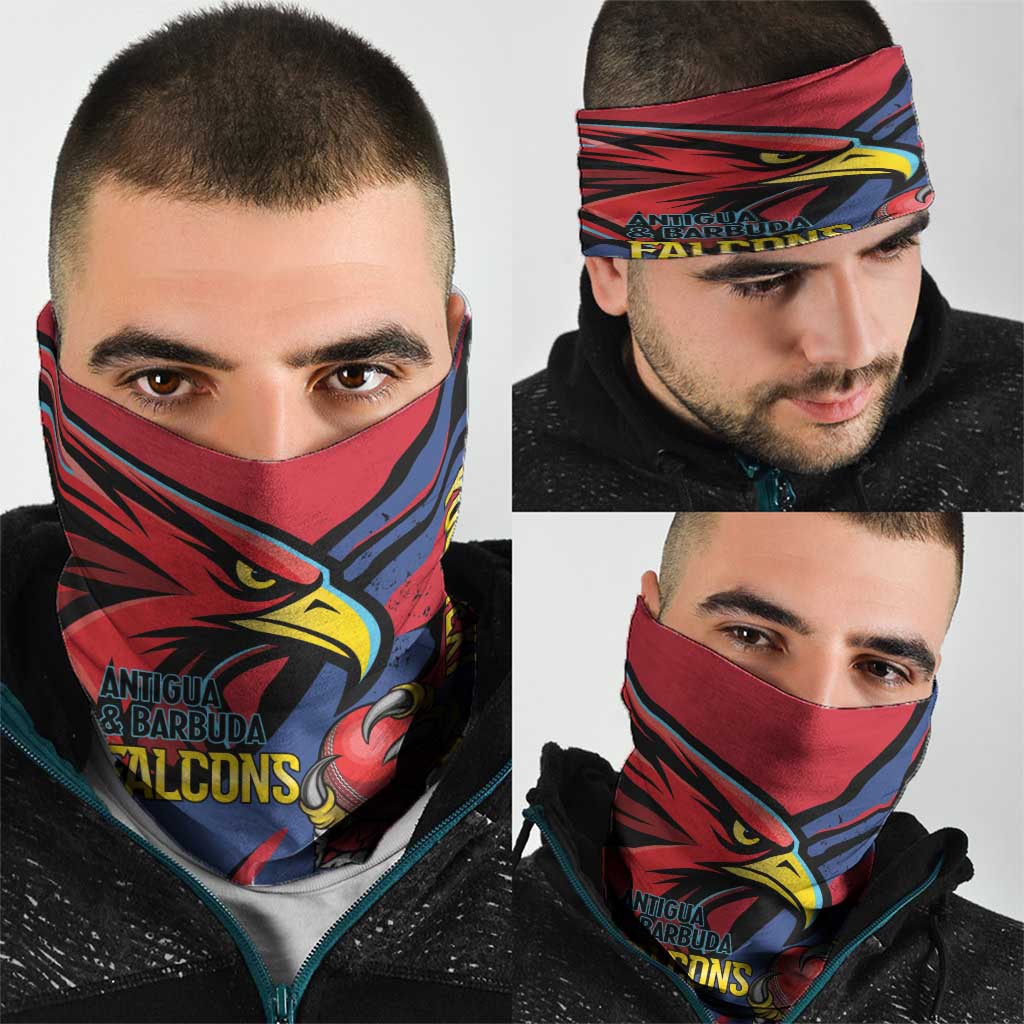 Antigua and Barbuda Cricket Custom Neck Gaiter Go Champions Falcons LT14