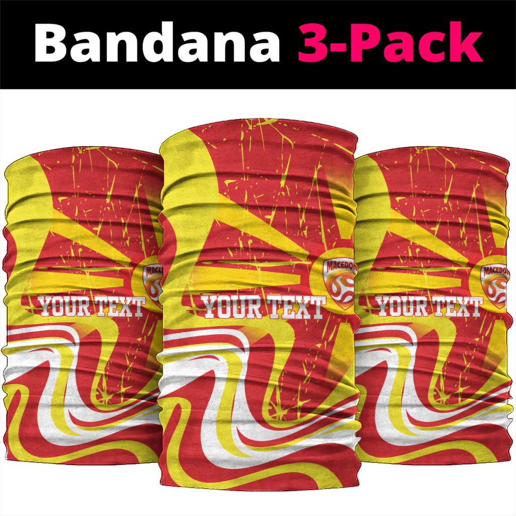 Macedonia Football Custom Neck Gaiter Go Risovi Grunge Style LT14