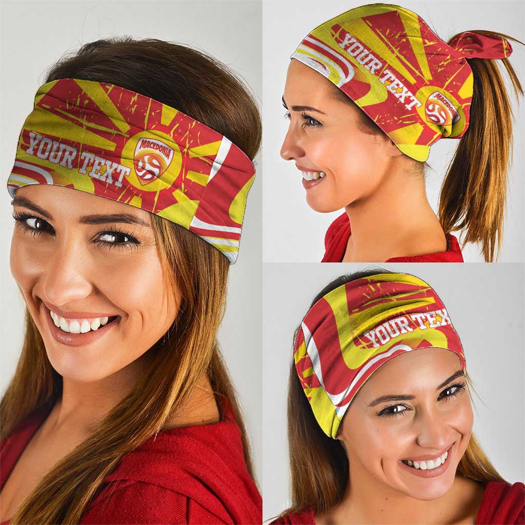 Macedonia Football Custom Neck Gaiter Go Risovi Grunge Style LT14