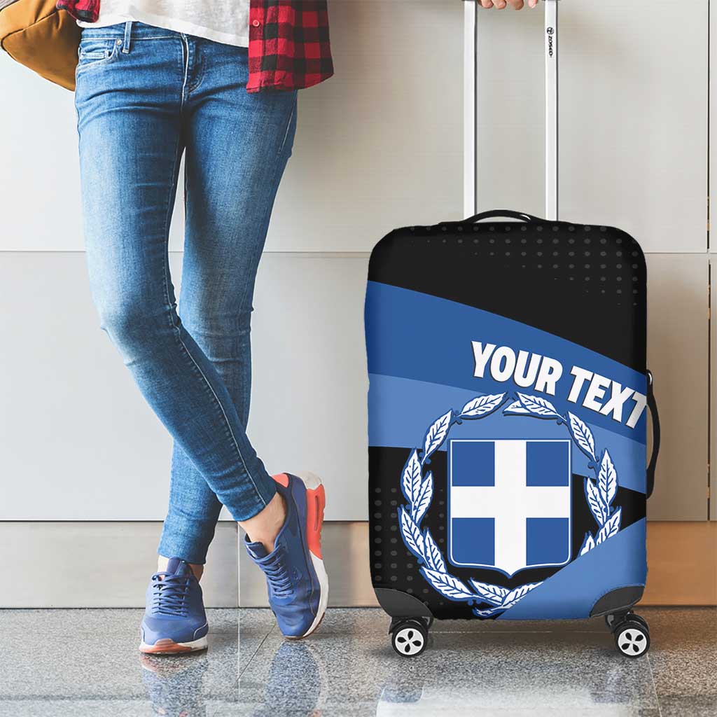 Personalised Greece Hellas Luggage Cover Coat Of Arms LT14