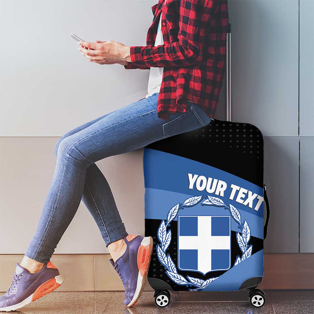 Personalised Greece Hellas Luggage Cover Coat Of Arms LT14