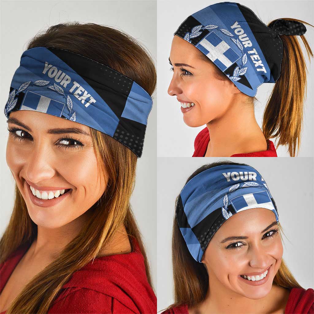 Personalised Greece Hellas Neck Gaiter Coat Of Arms LT14