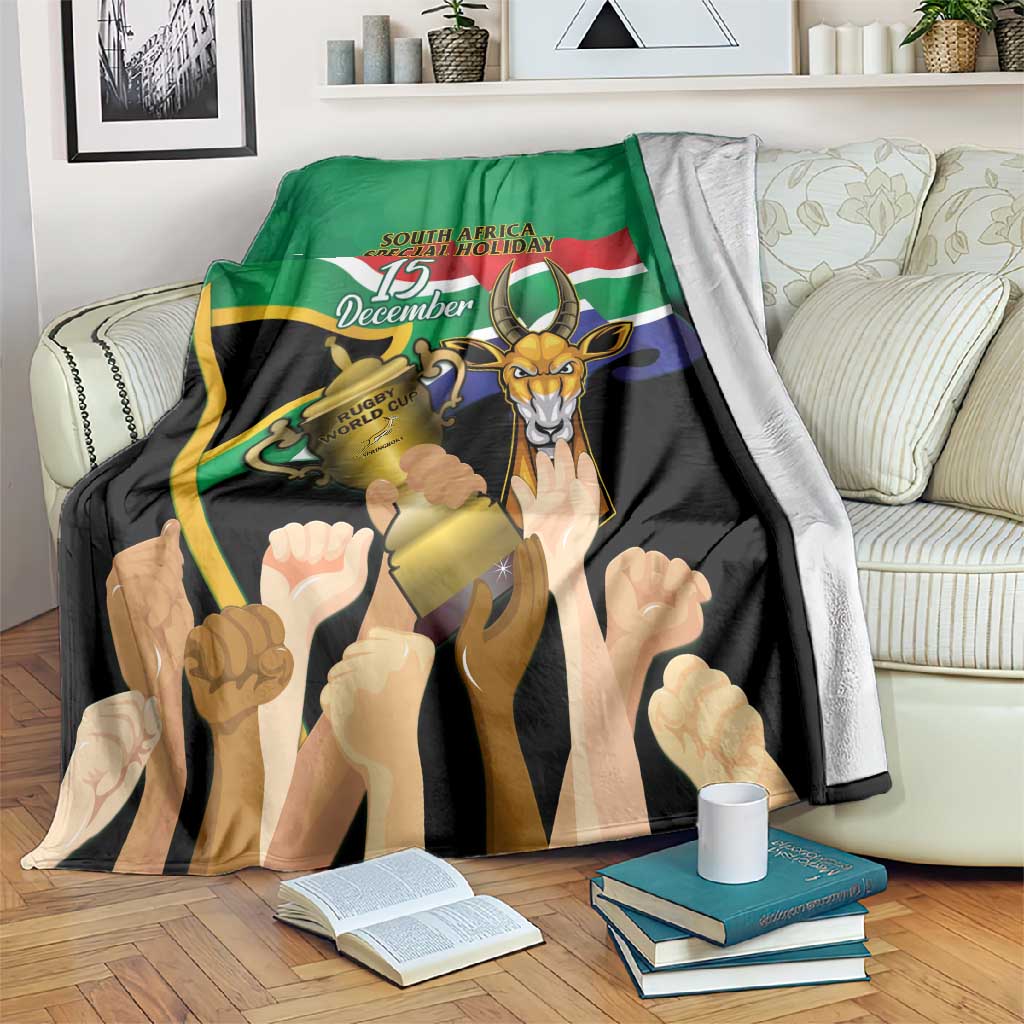 South Africa Special Holiday Blanket Springboks Champions Celebration Rugby Is My Soul LT14