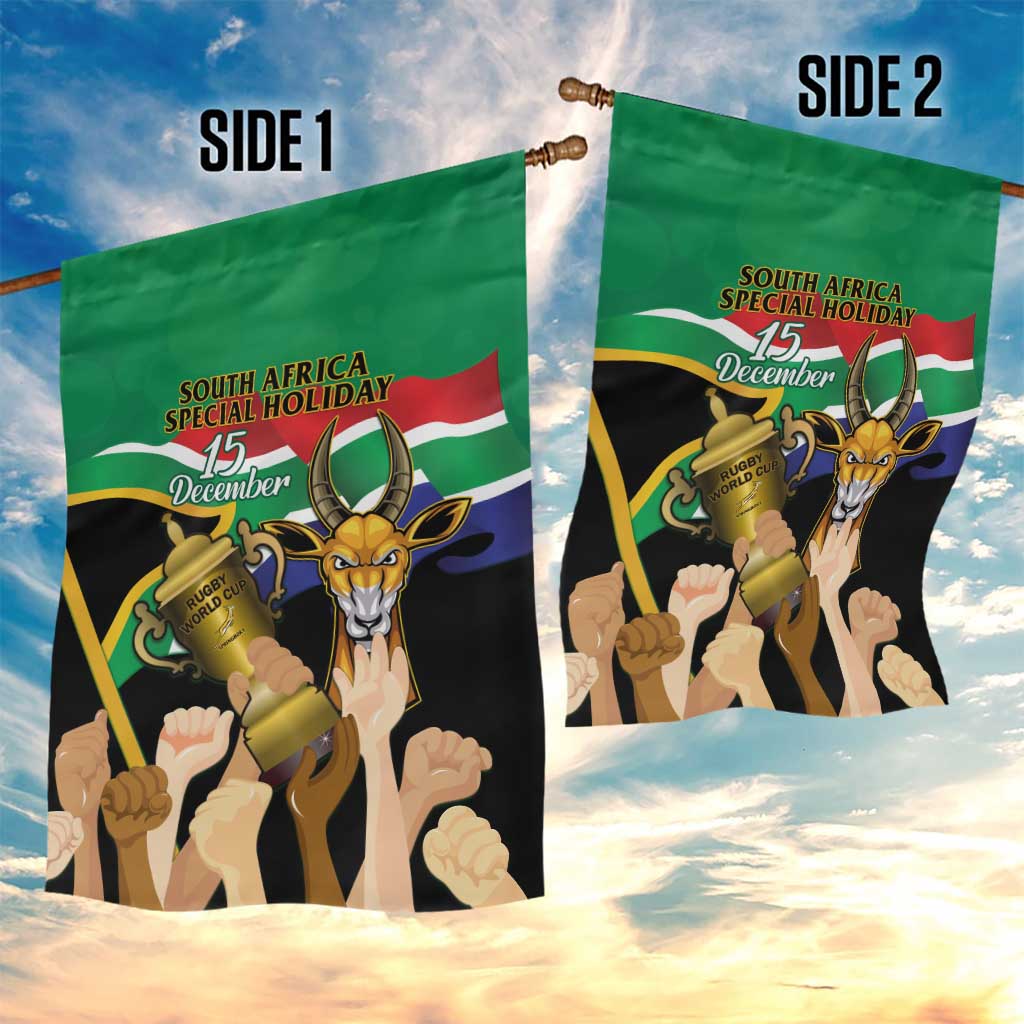 South Africa Special Holiday Garden Flag Springboks Champions Celebration Rugby Is My Soul LT14