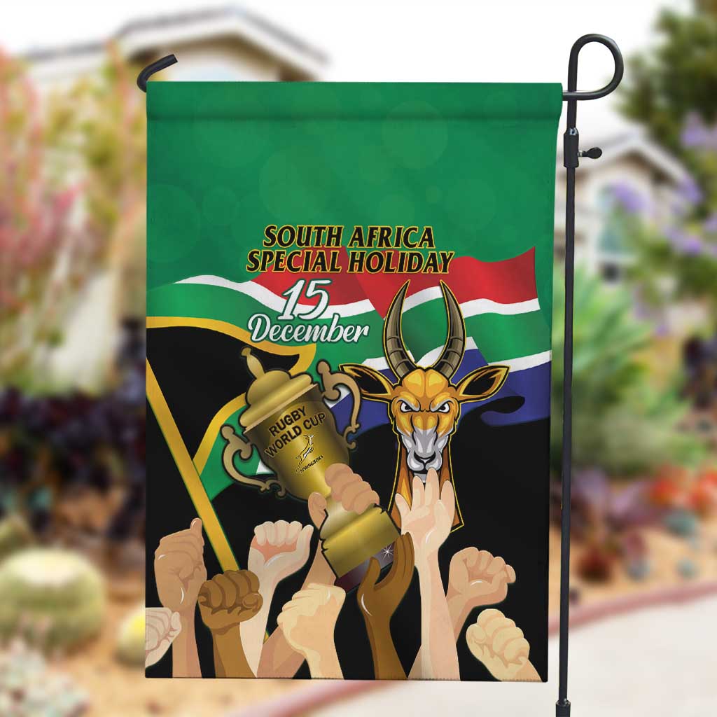 South Africa Special Holiday Garden Flag Springboks Champions Celebration Rugby Is My Soul LT14