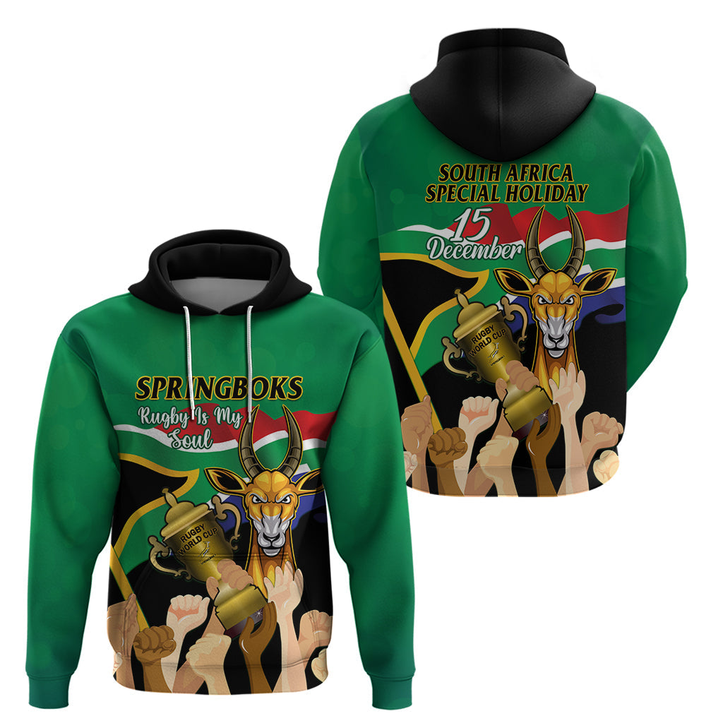 South Africa Special Holiday Hoodie Springboks Champions Celebration Rugby Is My Soul LT14