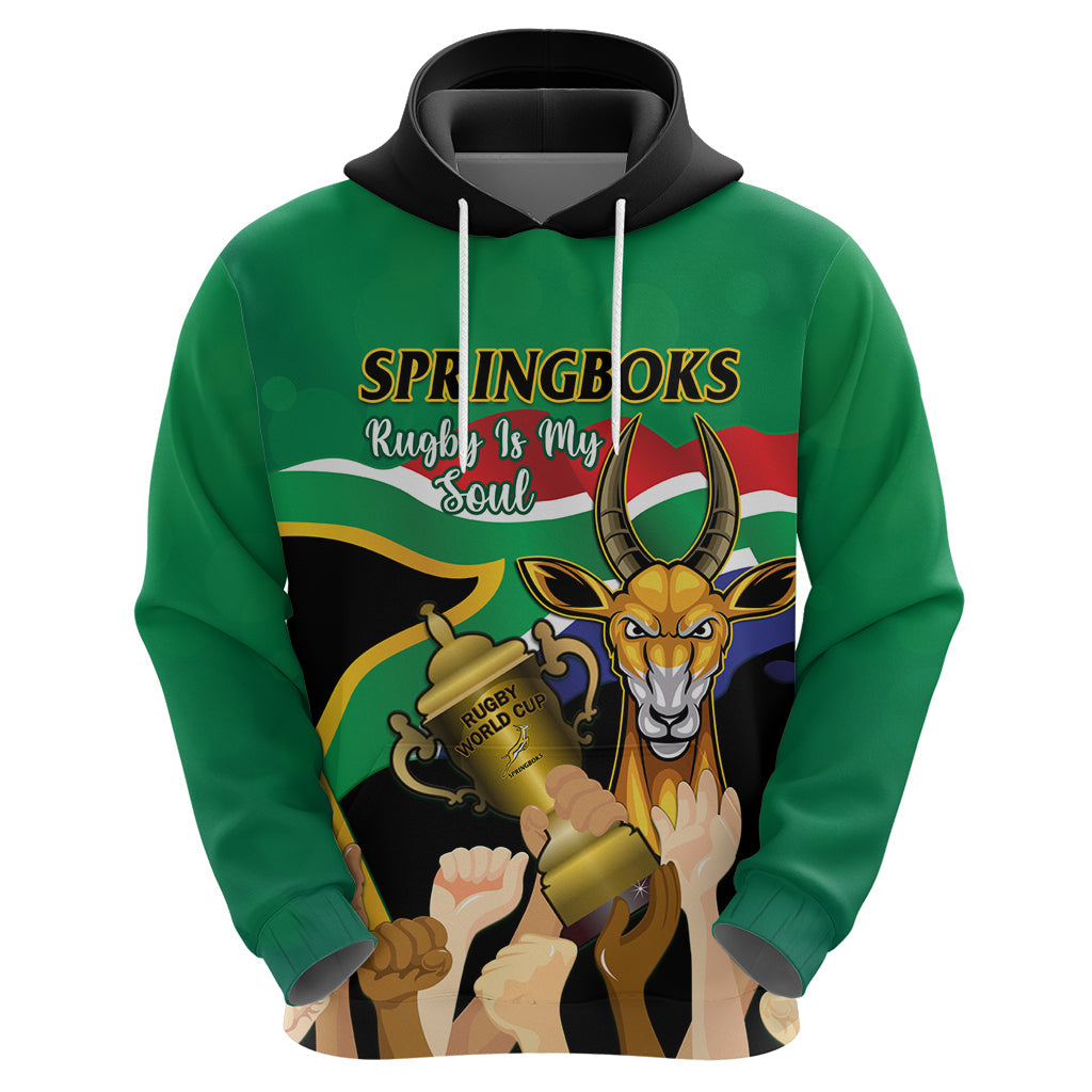 South Africa Special Holiday Hoodie Springboks Champions Celebration Rugby Is My Soul LT14
