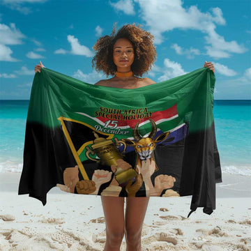 South Africa Special Holiday Sarong Springboks Champions Celebration Rugby Is My Soul LT14