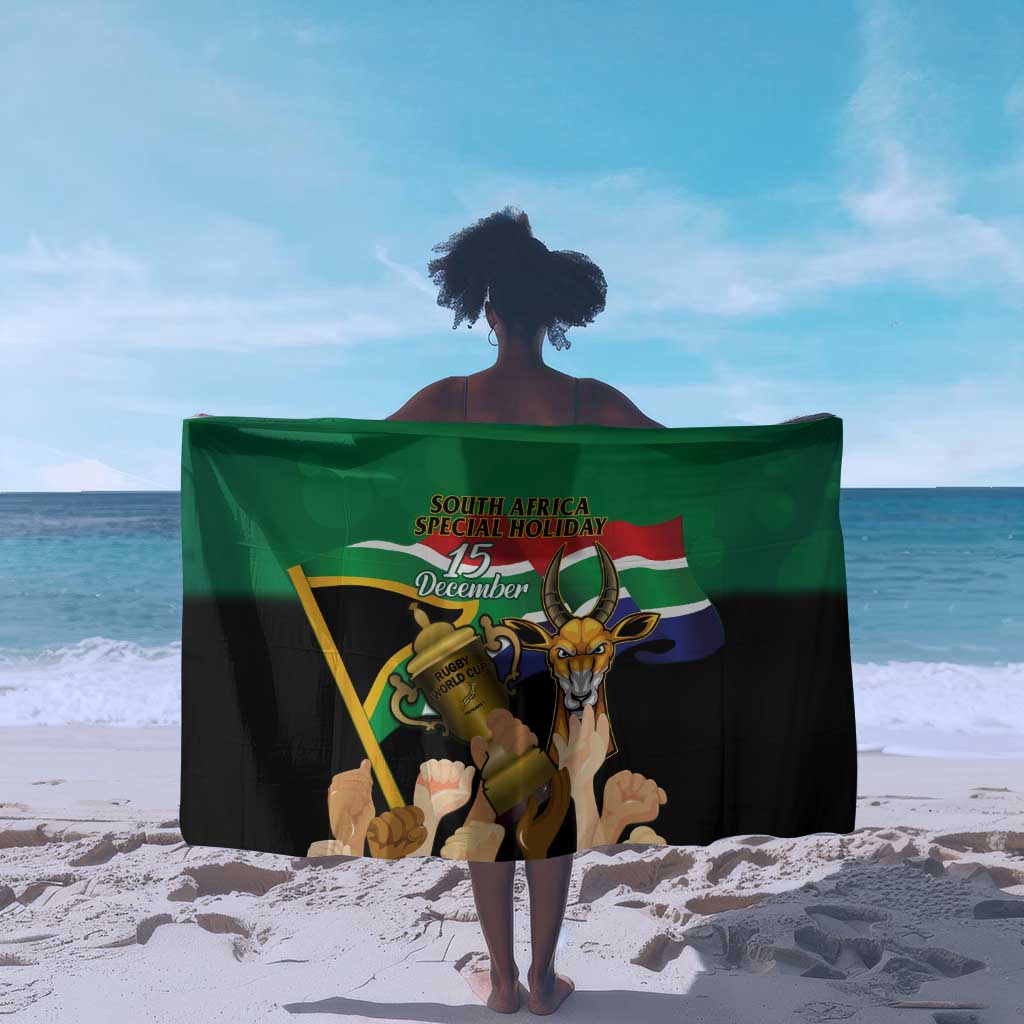 South Africa Special Holiday Sarong Springboks Champions Celebration Rugby Is My Soul LT14