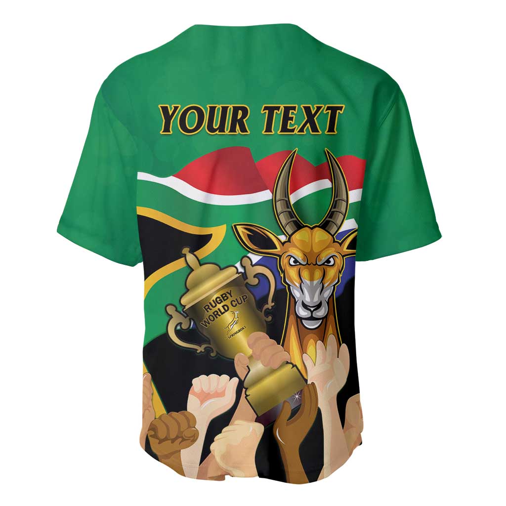 Personalised South Africa Special Holiday Baseball Jersey Springboks Champions Celebration Rugby Is My Soul LT14