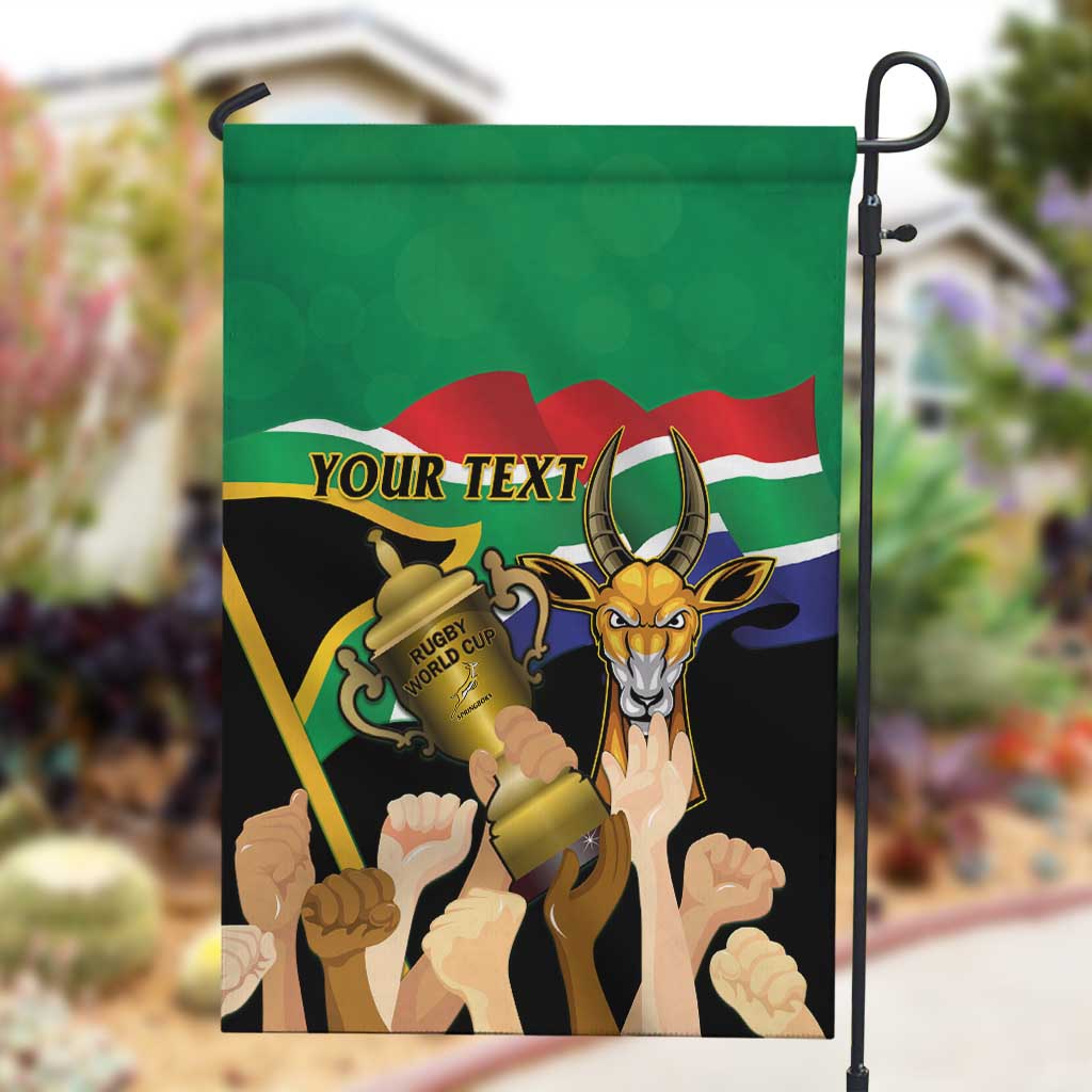 Personalised South Africa Special Holiday Garden Flag Springboks Champions Celebration Rugby Is My Soul LT14