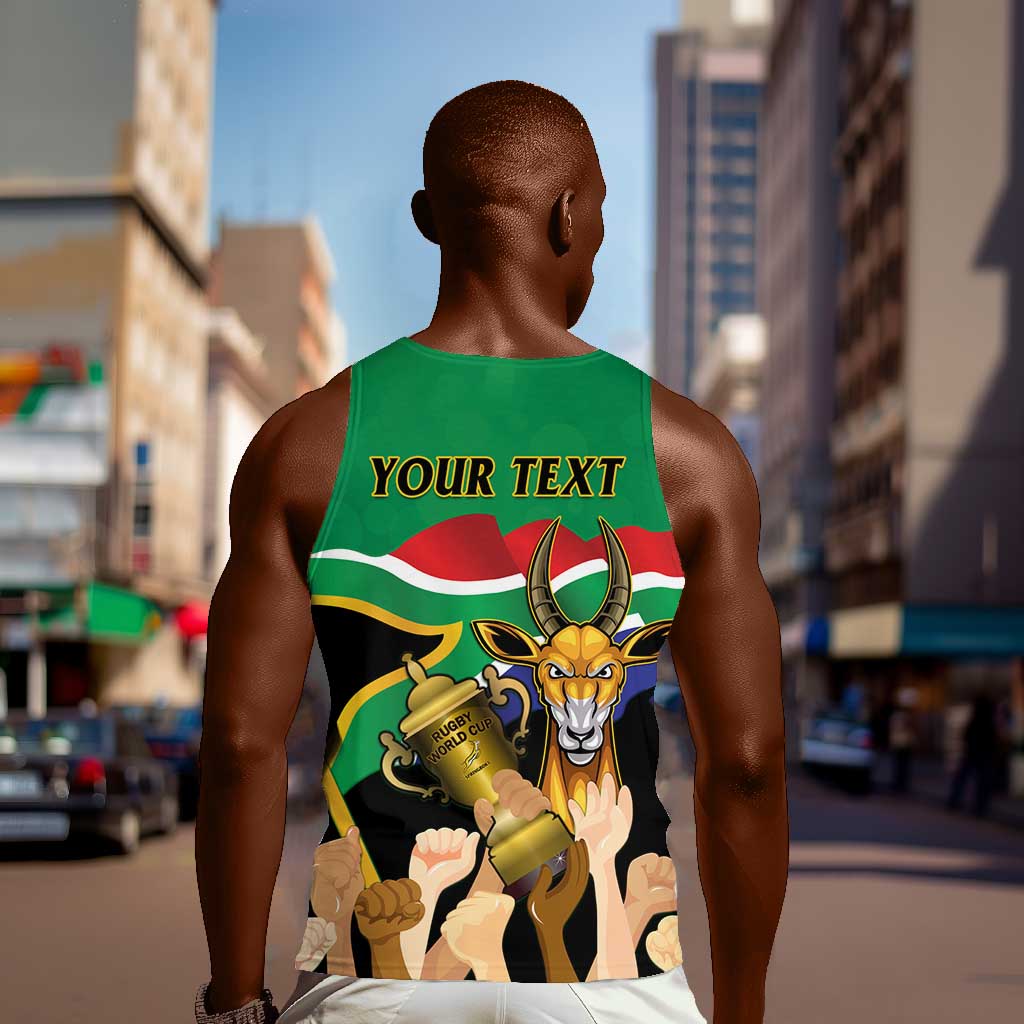 Personalised South Africa Special Holiday Men Tank Top Springboks Champions Celebration Rugby Is My Soul LT14