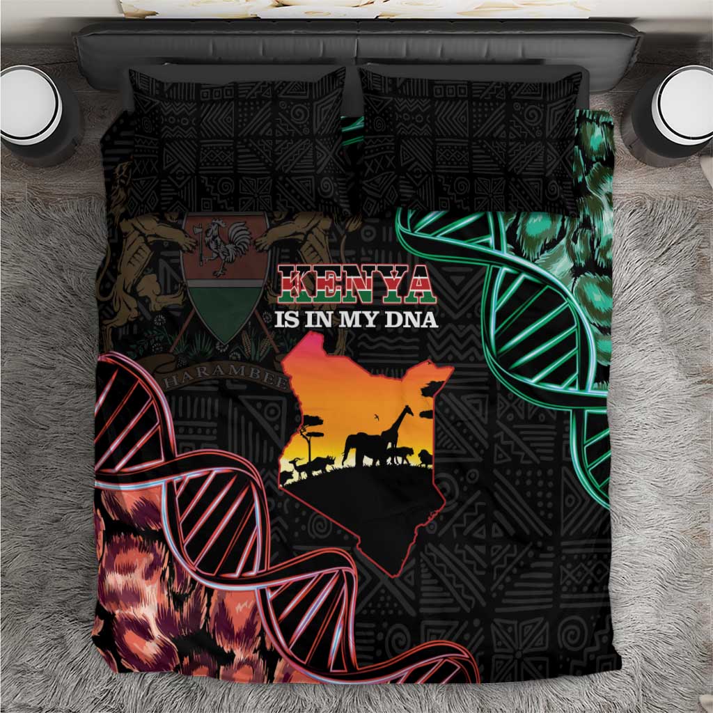 Afro Kenya Bedding Set Kenyan Is In My DNA - Jamhuri Day LT14