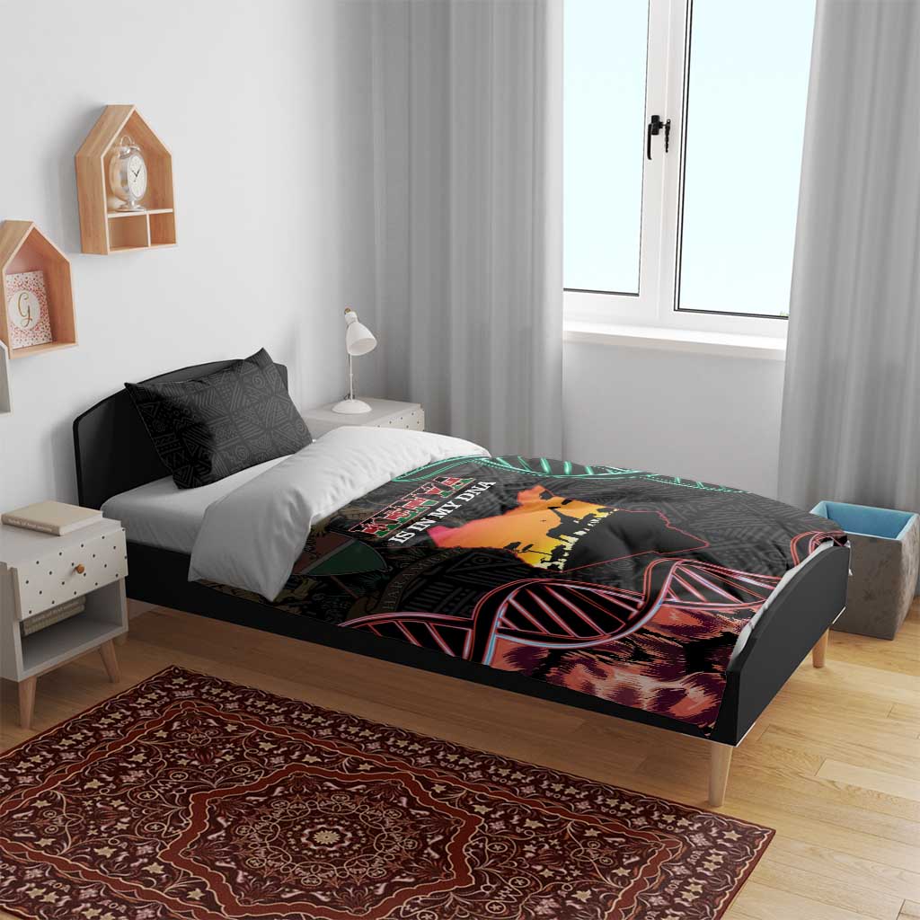 Afro Kenya Bedding Set Kenyan Is In My DNA - Jamhuri Day LT14