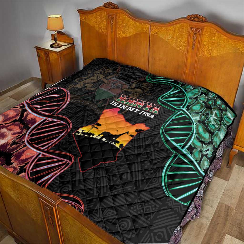Afro Kenya Quilt Kenyan Is In My DNA - Jamhuri Day LT14
