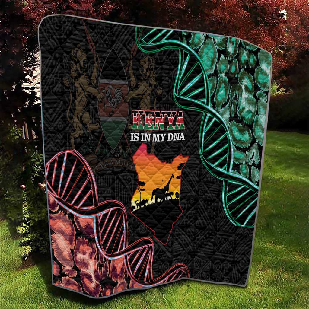 Afro Kenya Quilt Kenyan Is In My DNA - Jamhuri Day LT14