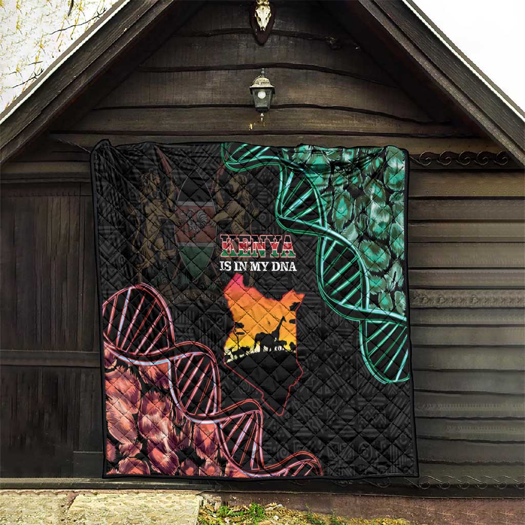 Afro Kenya Quilt Kenyan Is In My DNA - Jamhuri Day LT14