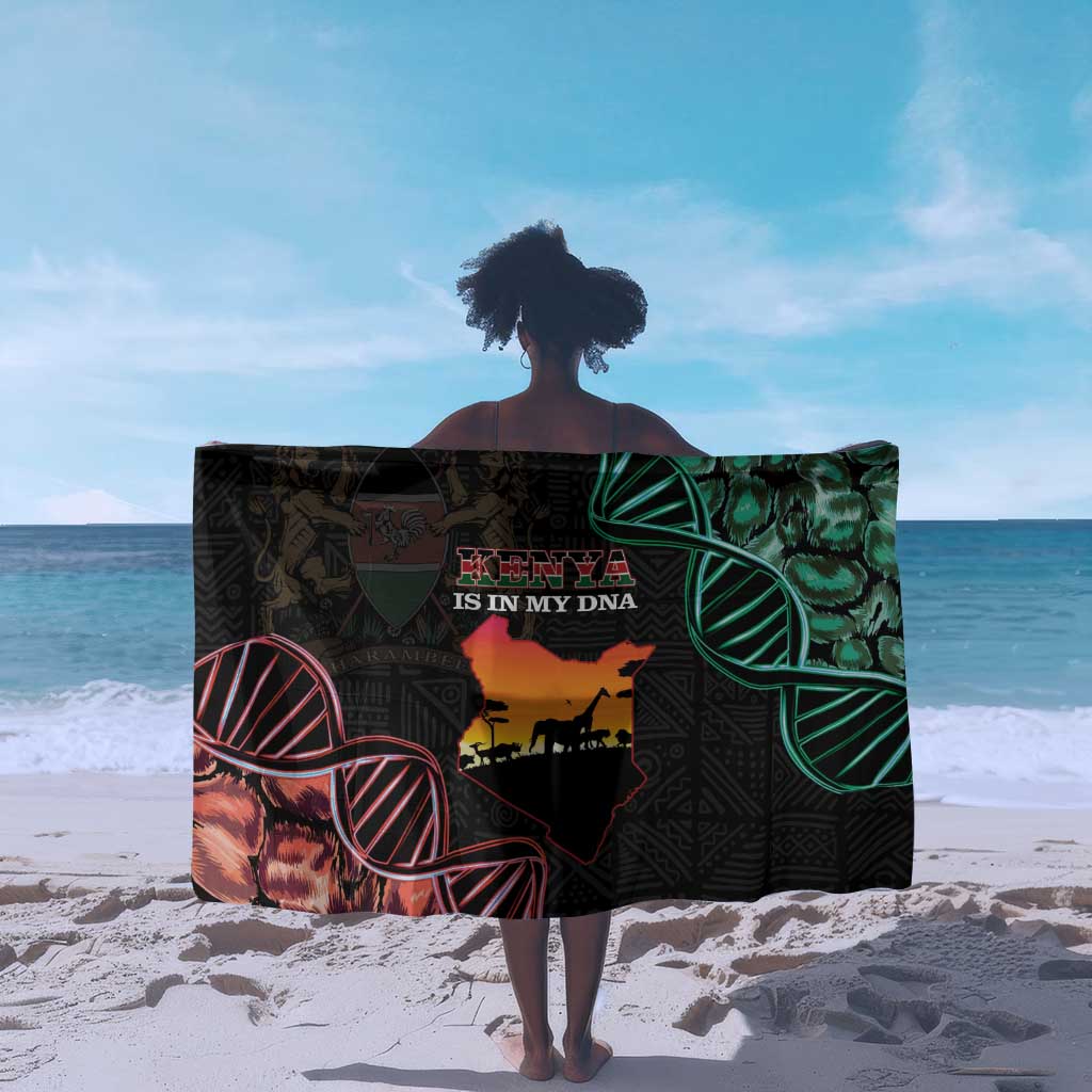 Afro Kenya Sarong Kenyan Is In My DNA - Jamhuri Day LT14