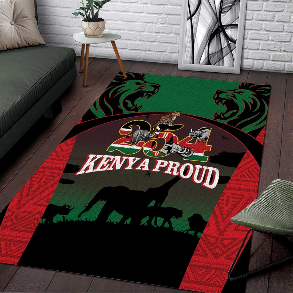 Proud Kenya 254 Area Rug Safari Animals - African Pattern LT14