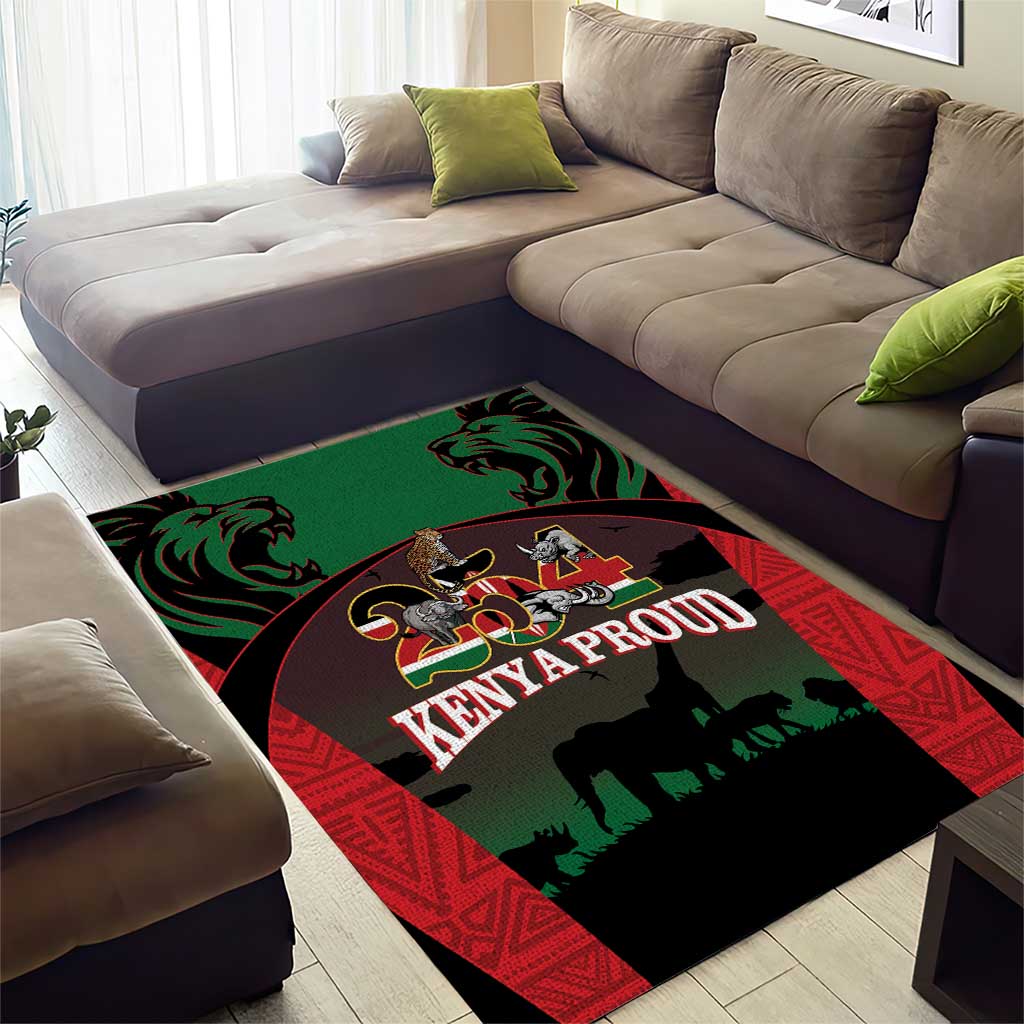 Proud Kenya 254 Area Rug Safari Animals - African Pattern LT14