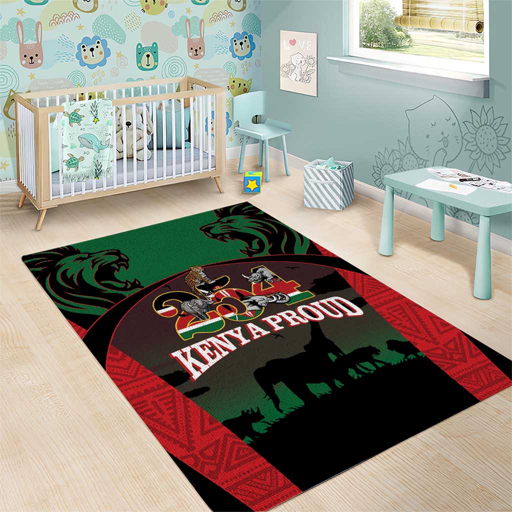 Proud Kenya 254 Area Rug Safari Animals - African Pattern LT14