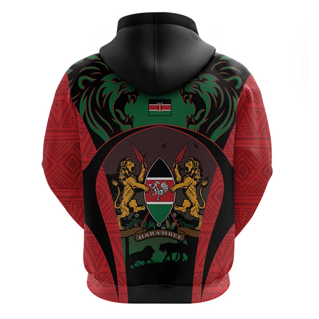 Proud Kenya 254 Hoodie Kenyan Safari Animals LT14