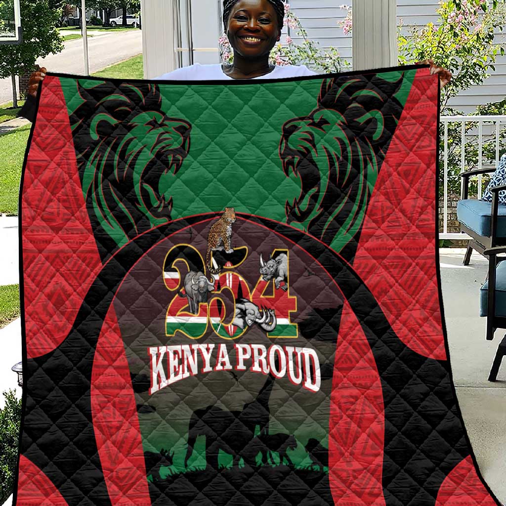 Proud Kenya 254 Quilt Safari Animals - African Pattern LT14