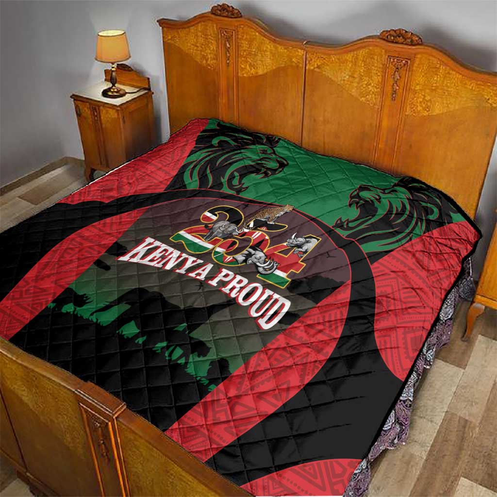Proud Kenya 254 Quilt Safari Animals - African Pattern LT14