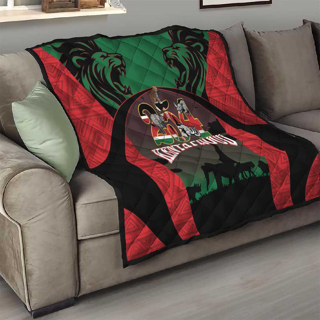 Proud Kenya 254 Quilt Safari Animals - African Pattern LT14