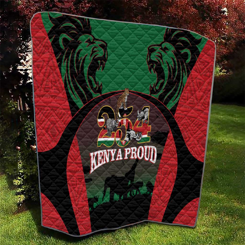 Proud Kenya 254 Quilt Safari Animals - African Pattern LT14