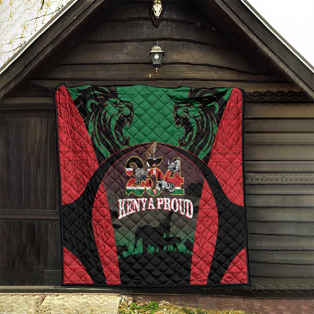 Proud Kenya 254 Quilt Safari Animals - African Pattern LT14