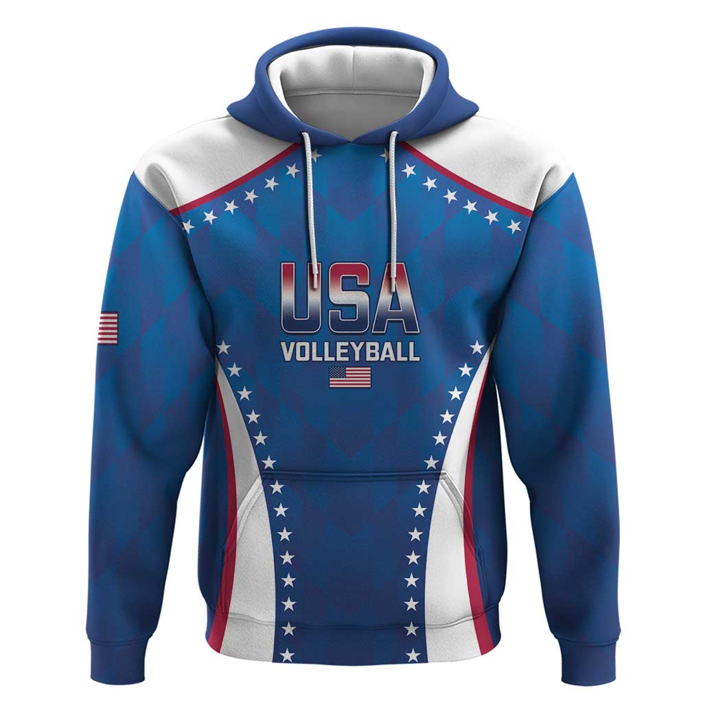 Custom USA 2025 Volleyball Hoodie Sporty Style LT14