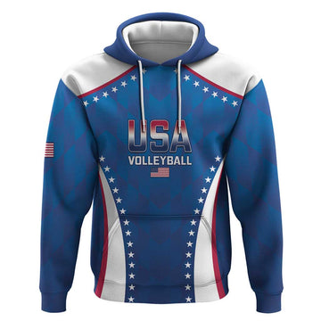 Custom USA 2025 Volleyball Hoodie Sporty Style LT14