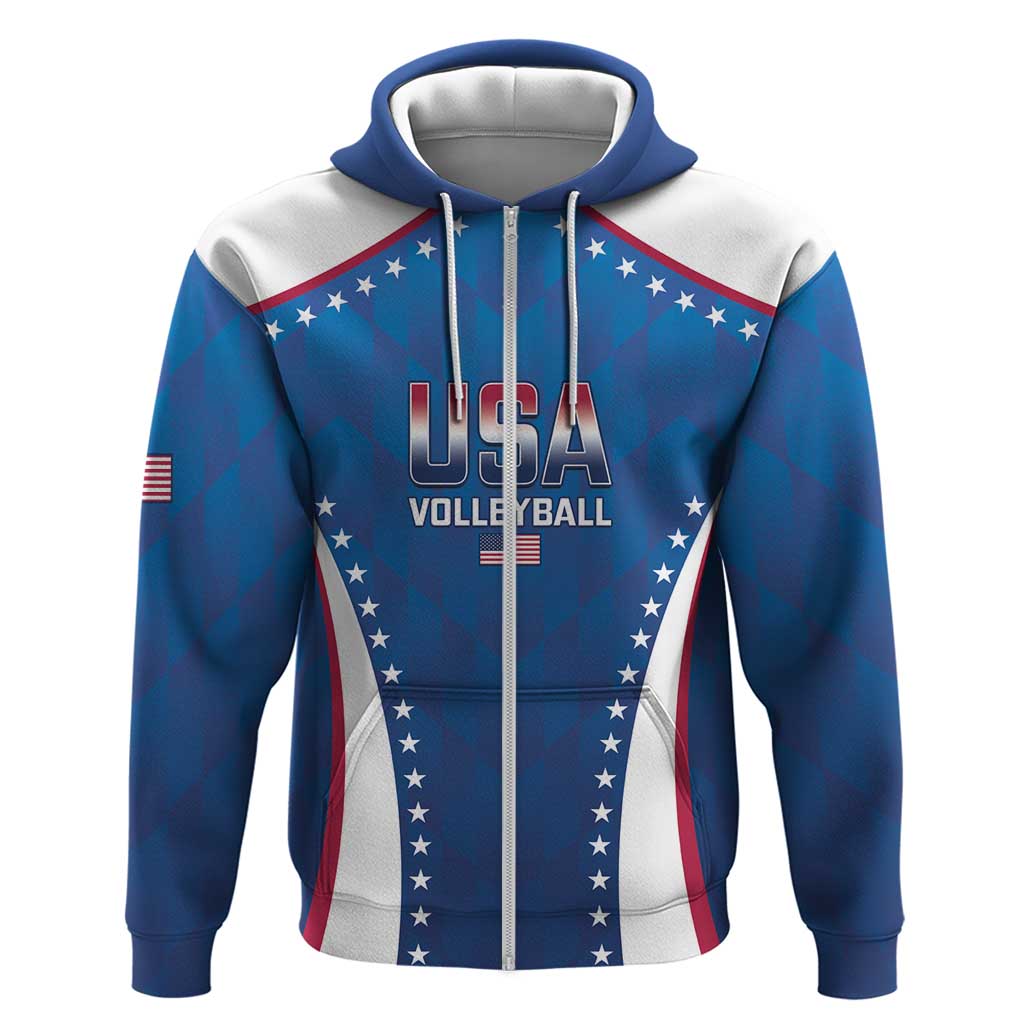 Custom USA 2025 Volleyball Hoodie Sporty Style LT14