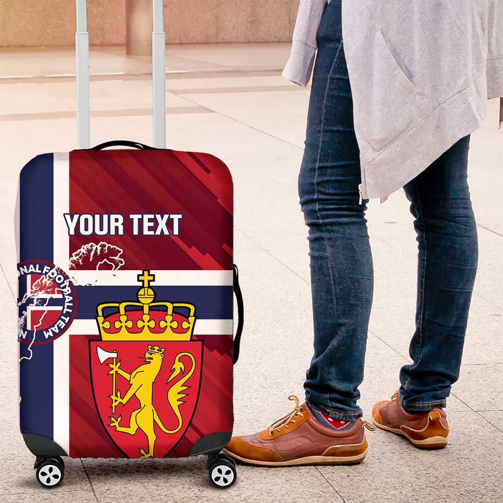 Custom Norway Football Luggage Cover Come On Kongeriket Norge LT14