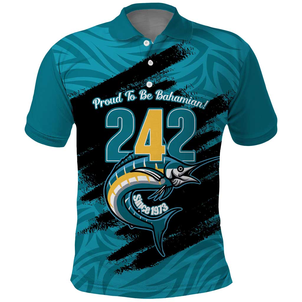 The Bahamas 242 Day Polo Shirt Bahamian Independence Anniversary LT14