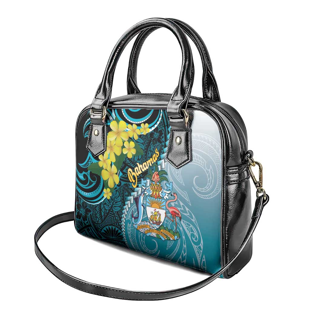 The Bahamas Shoulder Handbag Bahamian Buttercup Polynesian Pattern LT14