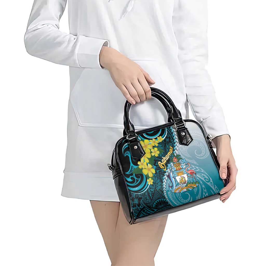 The Bahamas Shoulder Handbag Bahamian Buttercup Polynesian Pattern LT14