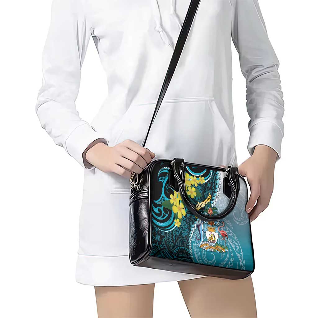 The Bahamas Shoulder Handbag Bahamian Buttercup Polynesian Pattern LT14