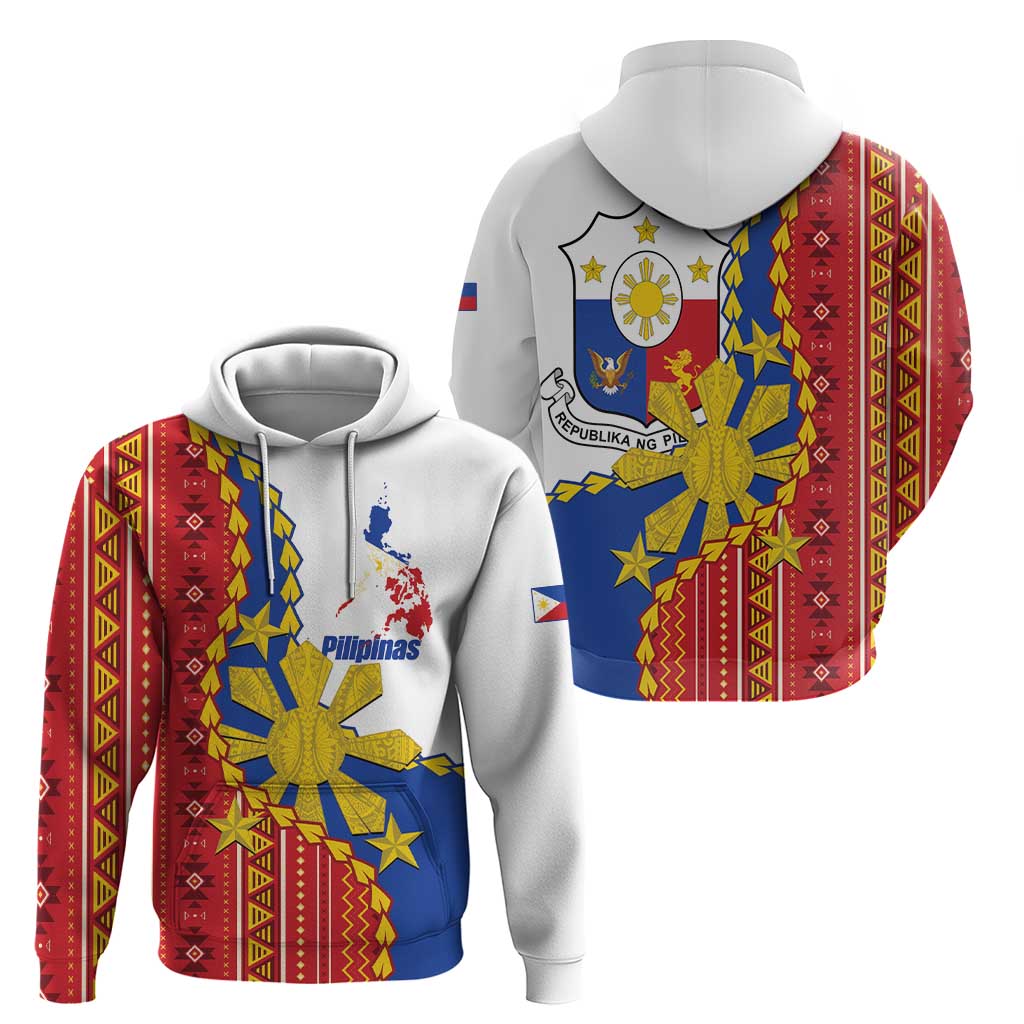 Philippines Independence Day Hoodie Pilipinas Sun Stars Igorot Pattern LT14