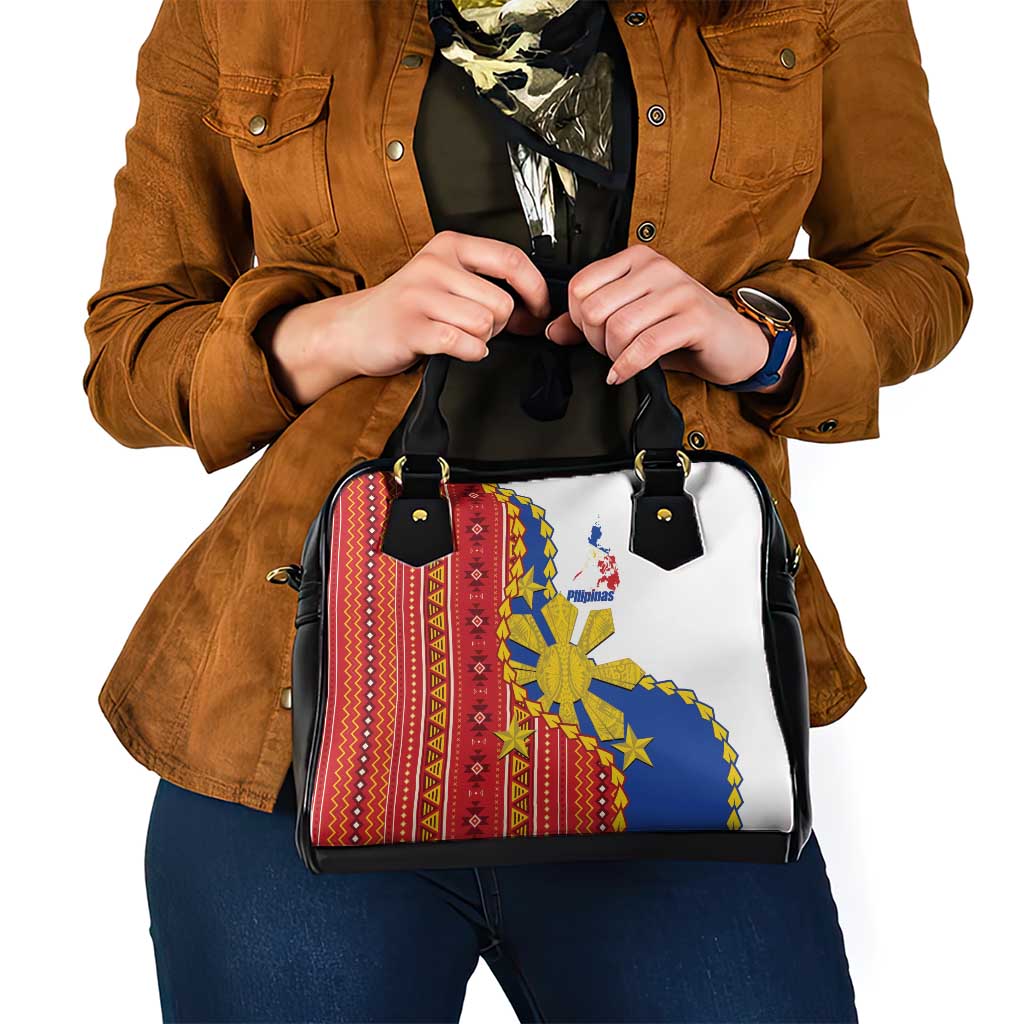 Philippines Independence Day Shoulder Handbag Pilipinas Sun Stars Igorot Pattern LT14