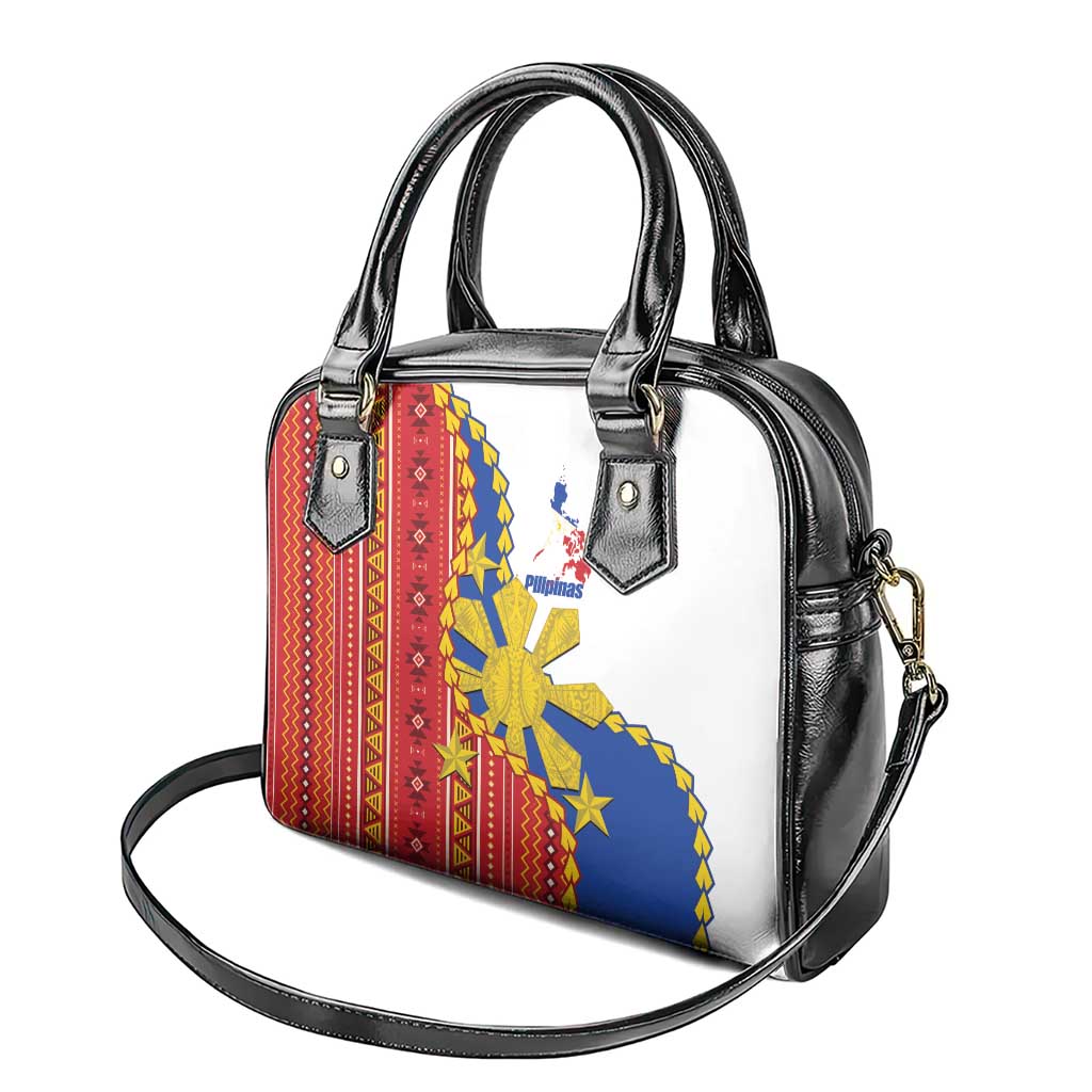 Philippines Independence Day Shoulder Handbag Pilipinas Sun Stars Igorot Pattern LT14