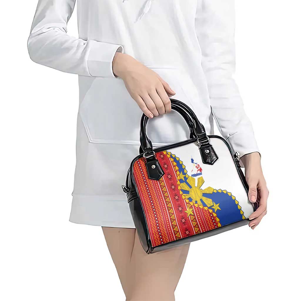 Philippines Independence Day Shoulder Handbag Pilipinas Sun Stars Igorot Pattern LT14