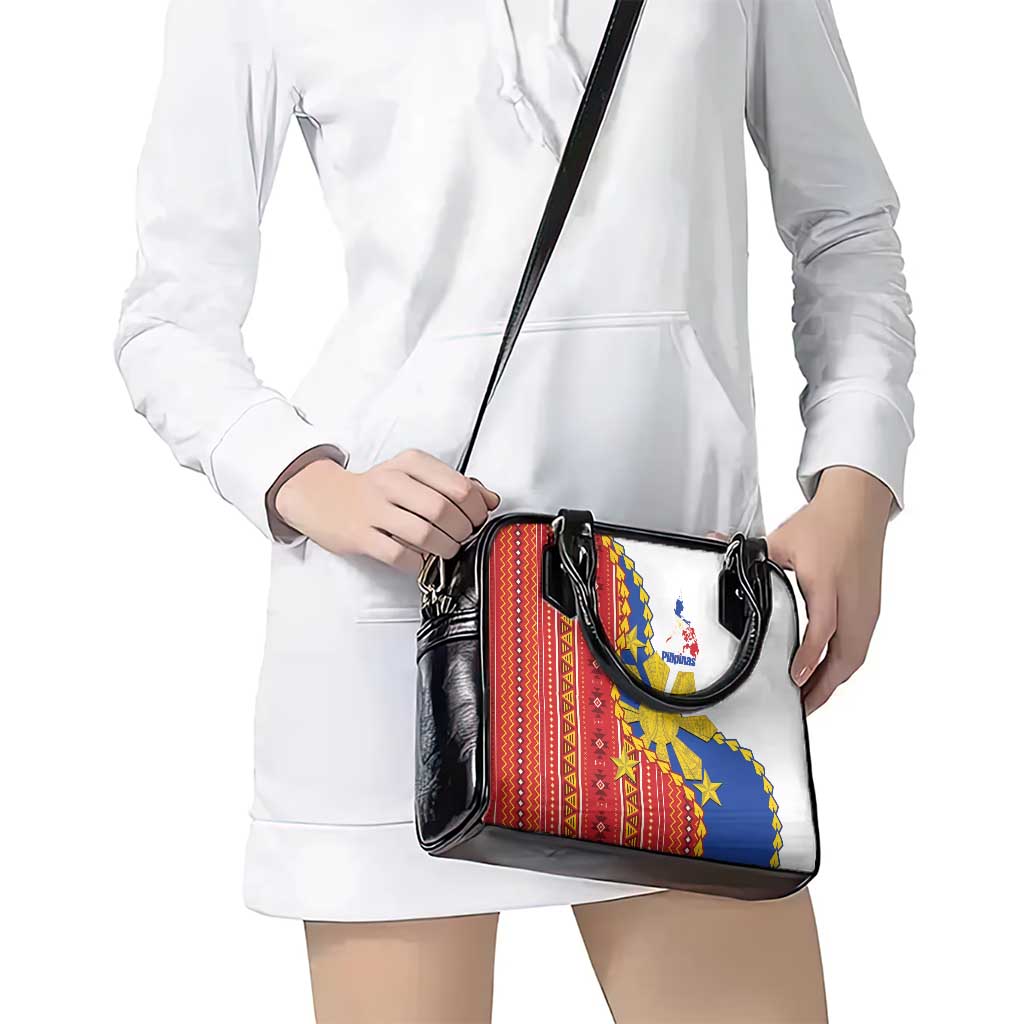 Philippines Independence Day Shoulder Handbag Pilipinas Sun Stars Igorot Pattern LT14