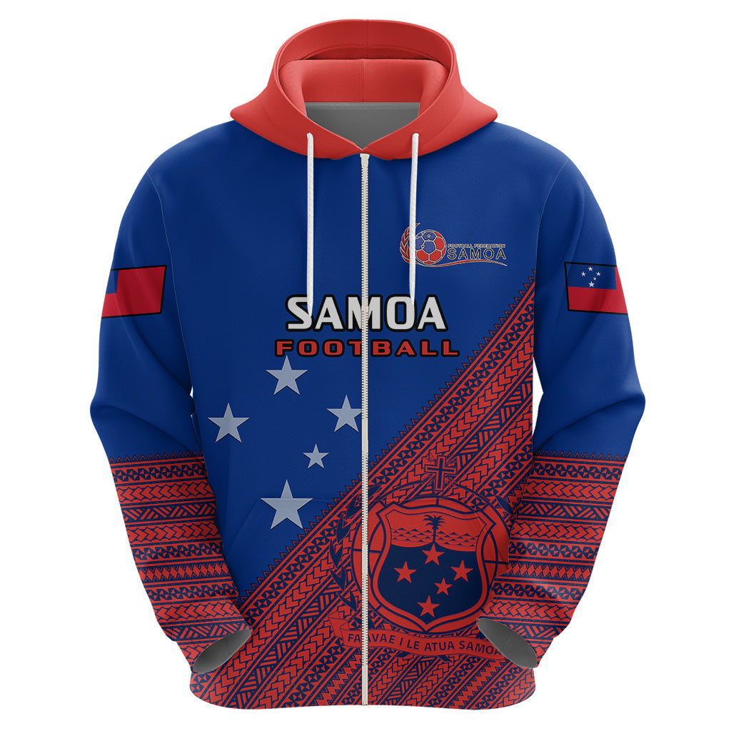 Personalised Samoa Football Hoodie Samoan Coat Of Arm Polynesian Sporty Style LT14