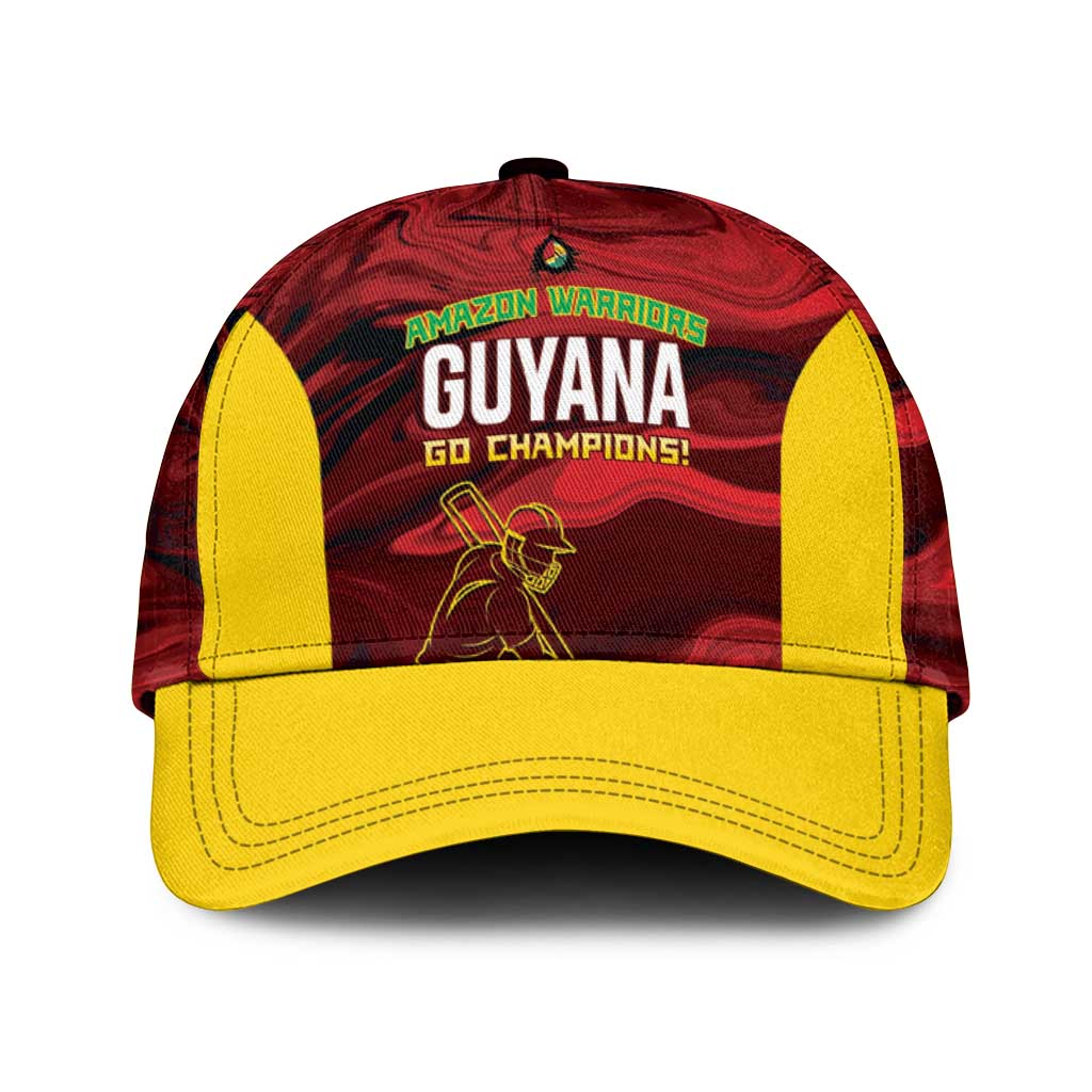 Guyana Cricket Classic Cap Go Amazon Warriors Marble Pattern LT14