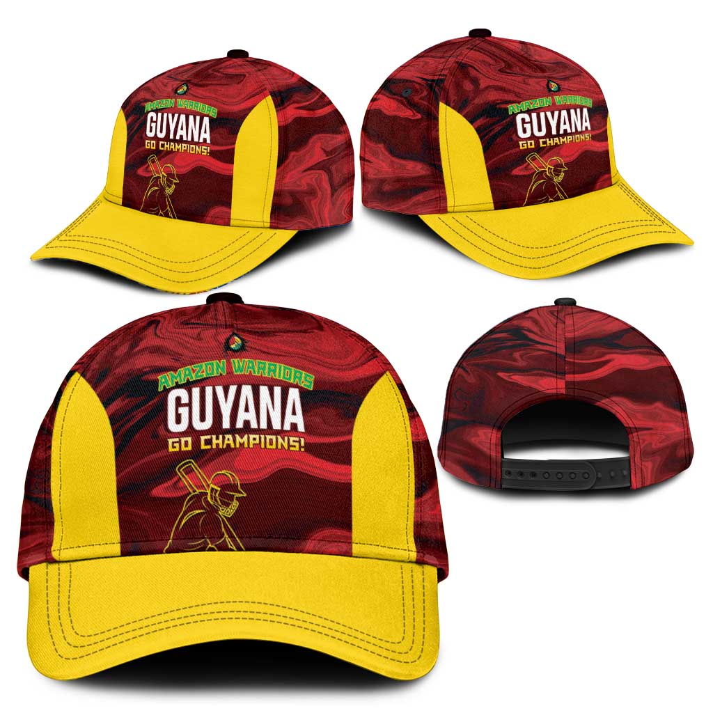Guyana Cricket Classic Cap Go Amazon Warriors Marble Pattern LT14