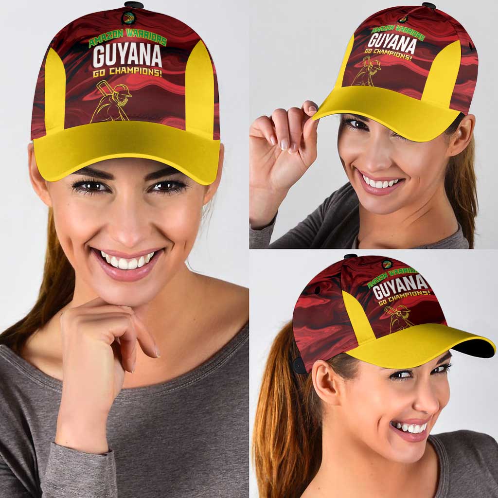 Guyana Cricket Classic Cap Go Amazon Warriors Marble Pattern LT14